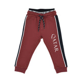 Aigner Kids Baby Boy’s Burgundy Jogging Suit with Qatar Flag and Logo – Shop the Latest Online