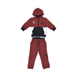 Aigner Kids Baby Boy's Burgundy Jogging Suit