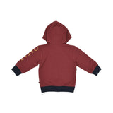 Aigner Kids Baby Boy’s Burgundy Qatar Edition Jogging Suit with Flag and Logo – Available for Online Purchase