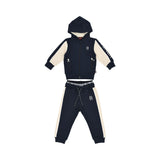 Aigner Kids Baby Boy’s Navy Jogging Suit with Hooded Jacket and Logo Pants – Shop Now Online