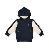 Aigner Kids Baby Boy’s Navy Jogging Suit with Hooded Jacket and Logo Pants – Shop Now Online