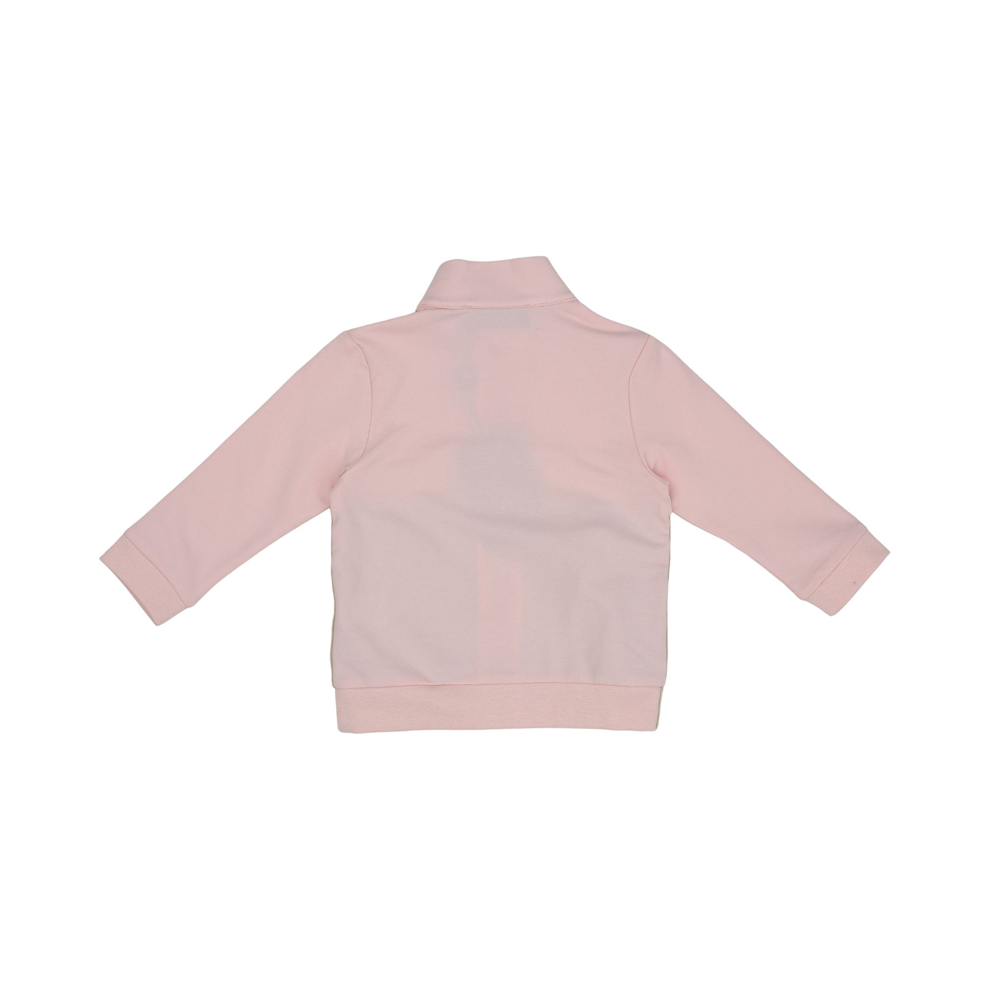 Aigner Kids Baby Girl’s Pink Jogging Suit with Metallic Heart Detail and Logo Pants – Available Online Today