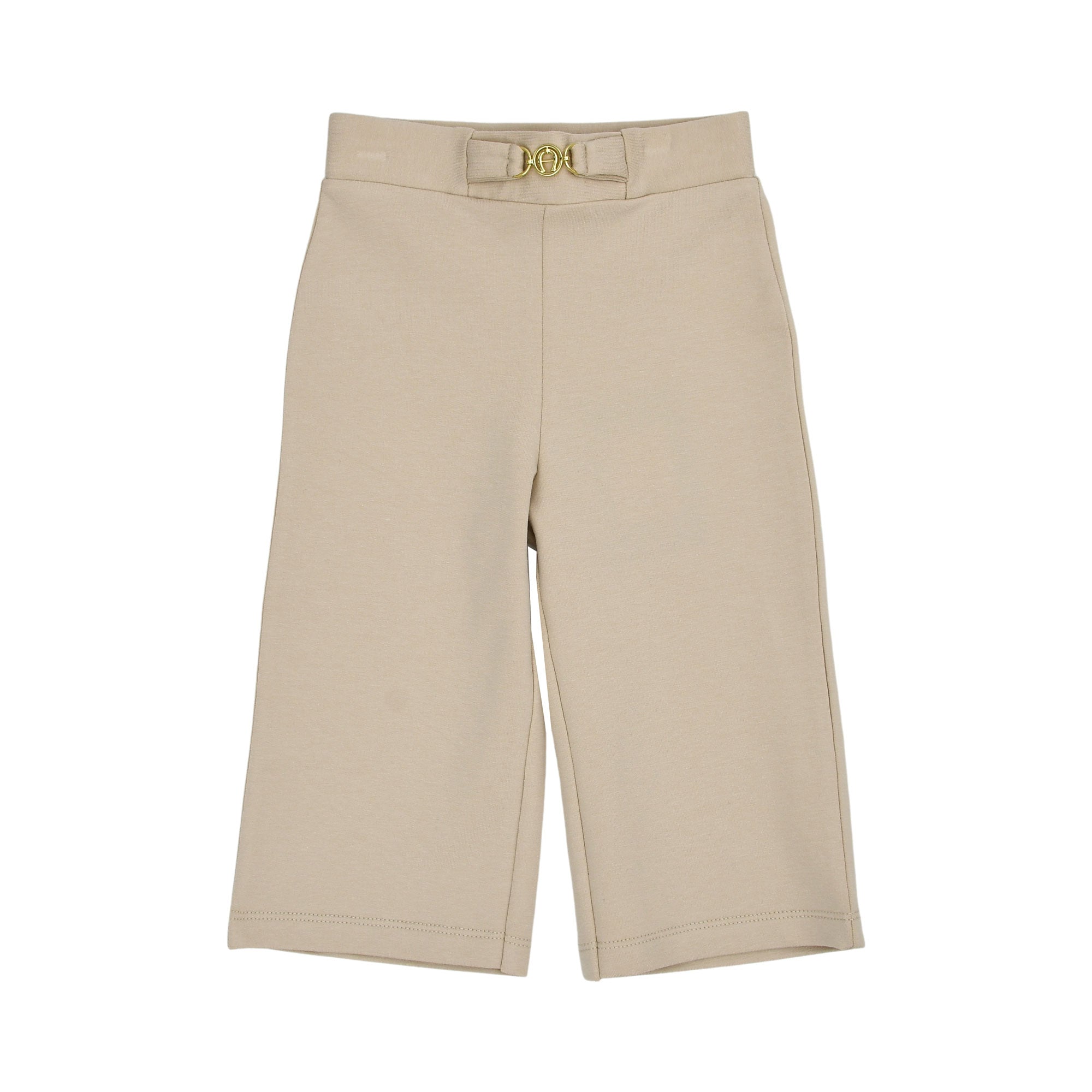 Aigner Kids Baby Girl’s White and Beige Set with Heart Print T-Shirt and Logo Waist Trousers – Find Online Today
