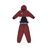 Aigner Kids Boy's Burgundy Jogging Suit