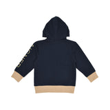 Aigner Kids Boy's Navy Jogging Suit with Color-Block Hoodie and Logo Pants – Order Online Today