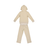 Aigner Kids Girl’s Beige Jogging Suit with Teddy Bear Embroidery – Available for Online