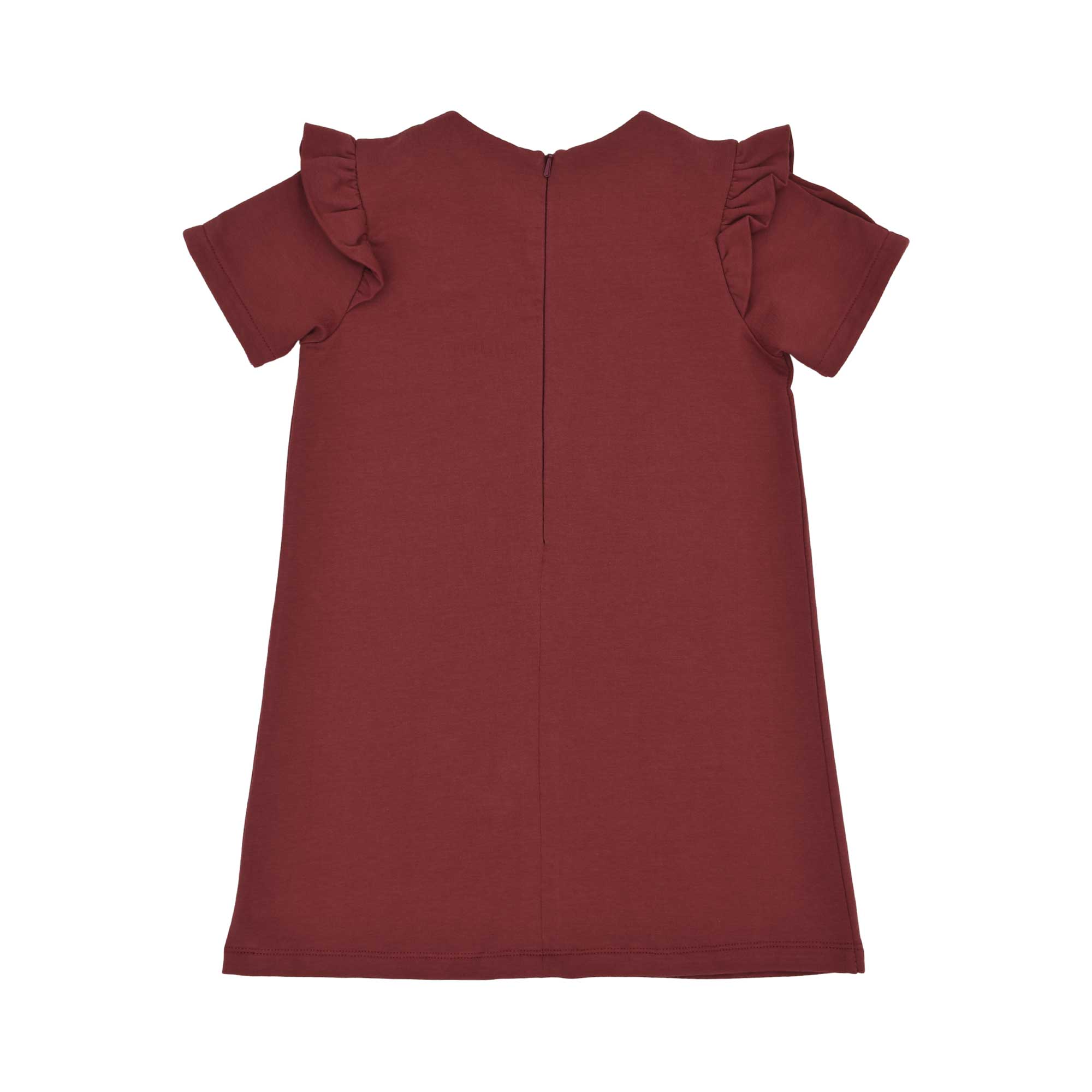 Aigner Kids Girl’s Burgundy Dress with “I Love Qatar” Print – Now Online