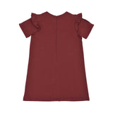 Aigner Kids Girl’s Burgundy Dress with “I Love Qatar” Print – Now Online