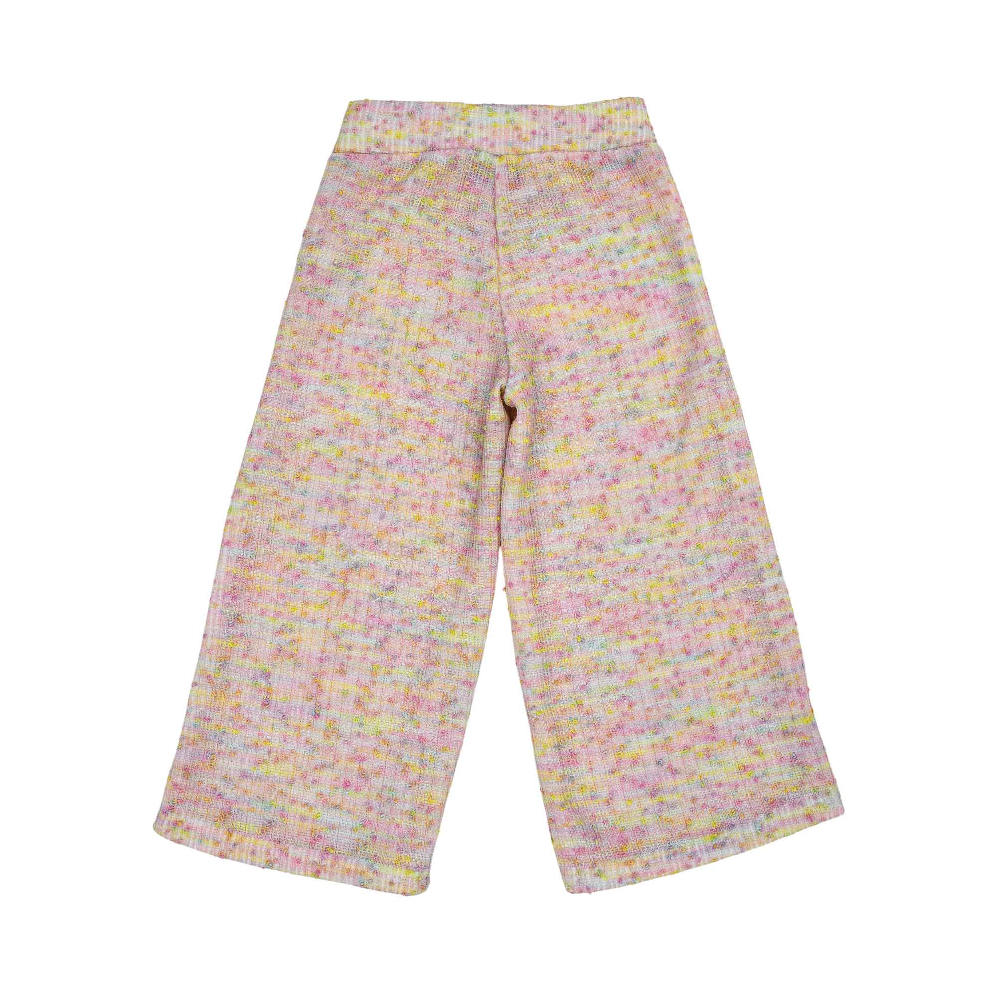 Aigner Kids Girl’s Pink Tweed Jacket & Trousers Set with Gold Buttons – Shop Now Online