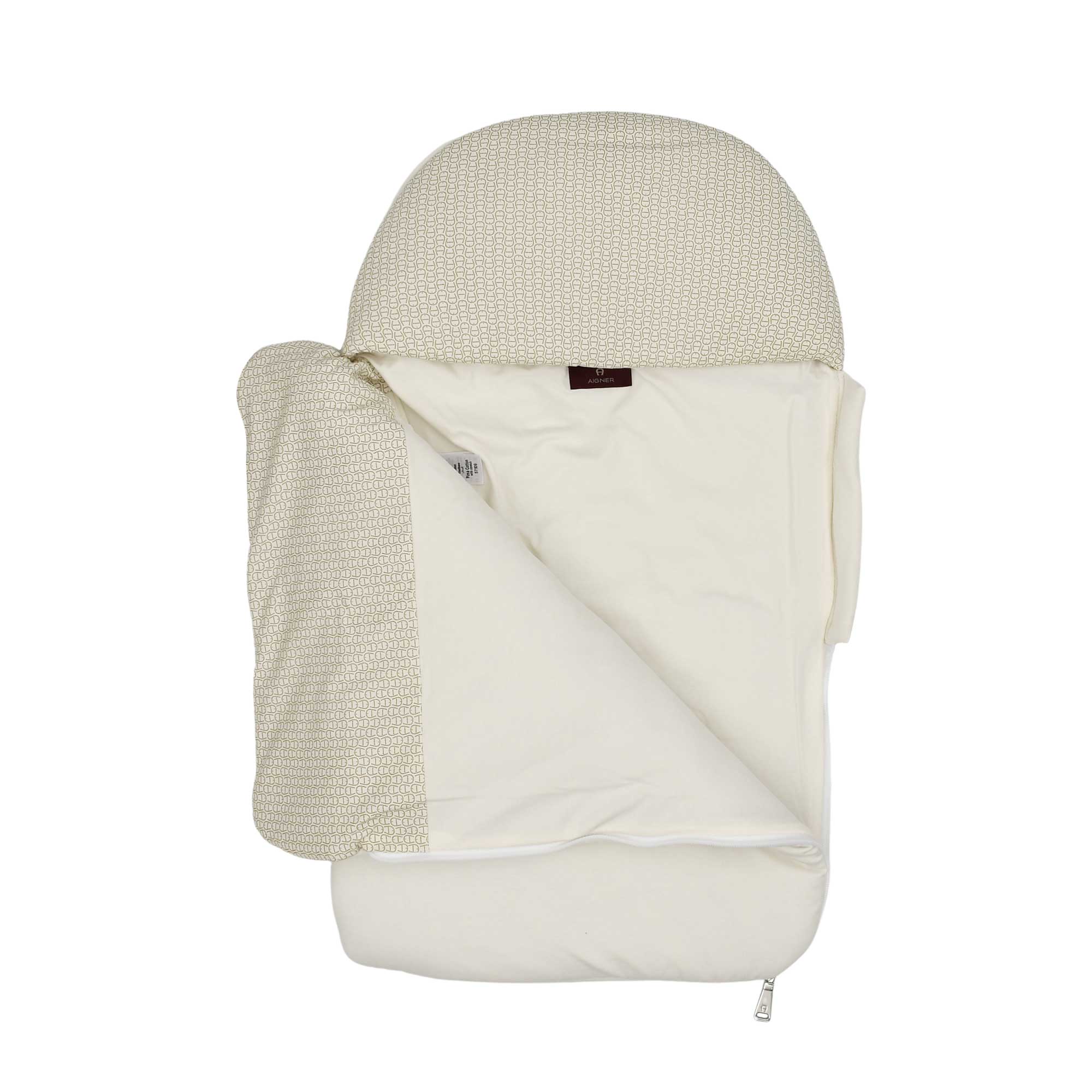 Aigner Kids Newborn Baby’s Nest in White with Gold Logo – Find Online Today