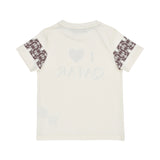 Aigner Kids White T-Shirt with “I Love Qatar” Print and Logo Details – Shop the Latest Online