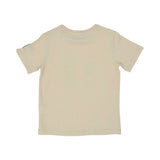 Aigner Kids boys beige t-shirt back view cotton casual wear. Shop Now Online