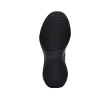 Black shoe sole on a white background.