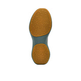 Elevated three-quarter perspective of the pair of Allbirds sneakers, highlighting the sock-like stretch collar and athletic silhouette.