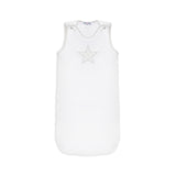 Jules & Juliette Paris Amour Baby Sleeping Bag, White with  Dots