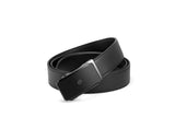 Samsonite AAMIR II Biz Auto Plate Black Leather Belt