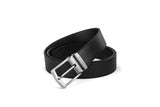 Samsonite AAMIR II BIZ PIN Plate 04 Black Leather Belt