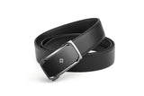 Samsonite AAMIR II Biz Plate AL Auto 04 Black Leather Belt