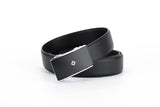 Samsonite AAMIR Basic Auto Golden Logo Black Leather Belt