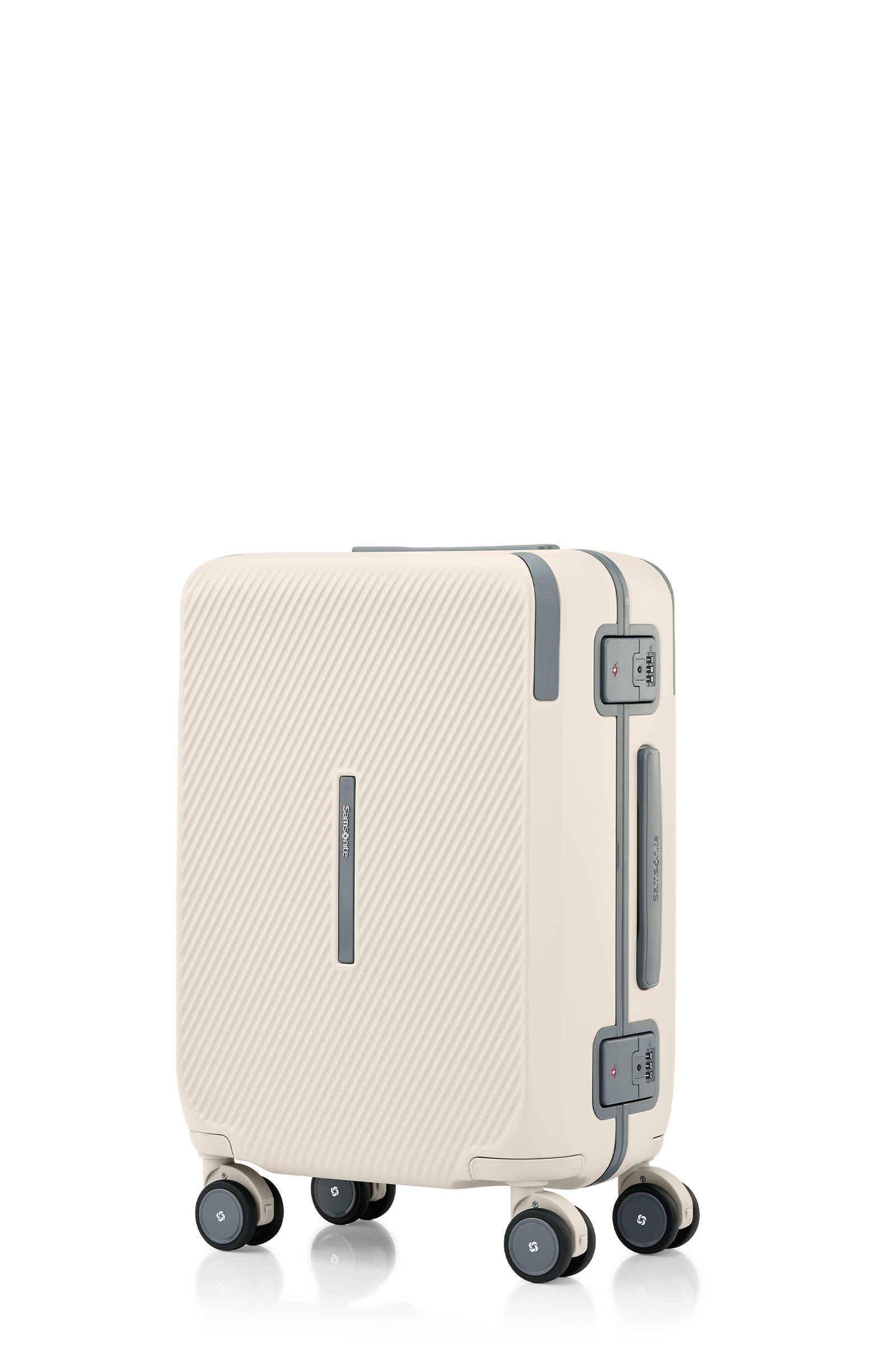 Samsonite Evox Spinner Beige Hard Luggage