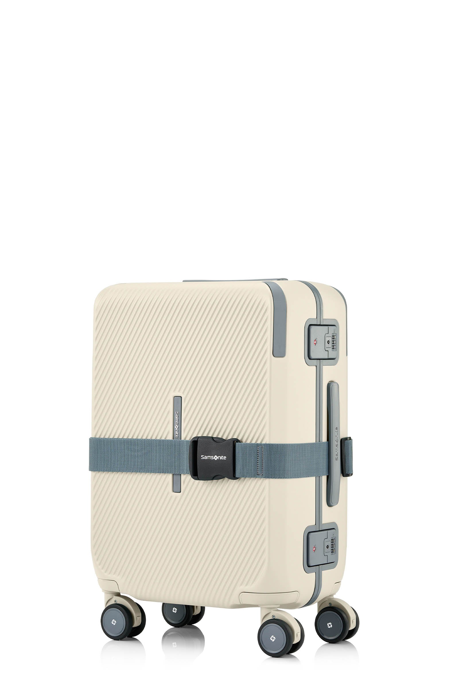 Samsonite Evox Spinner Beige Hard Luggage
