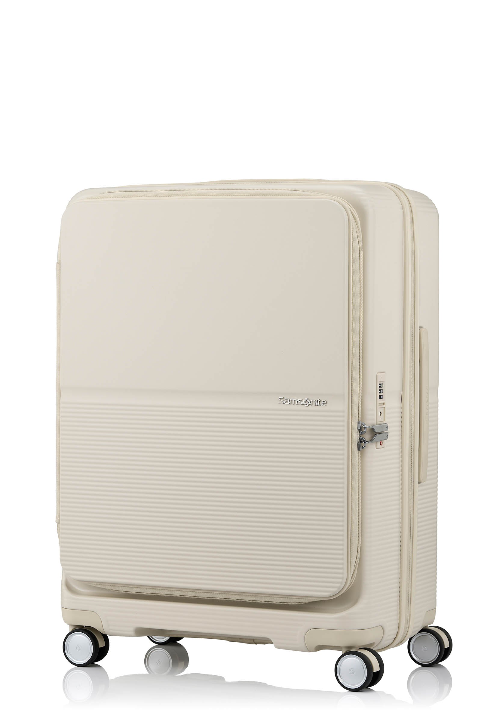 Samsonite Flatform Spinner Ivory Hard Luggage