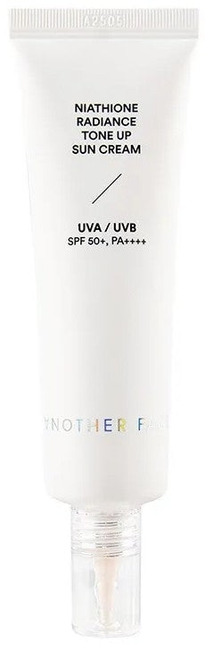 Another Face Niathione Radiance Tone Up Sun Cream SPF50+ PA++++ 50ml for radiant protected skin Available for Online Purchase at Blue Salon Qatar GCC