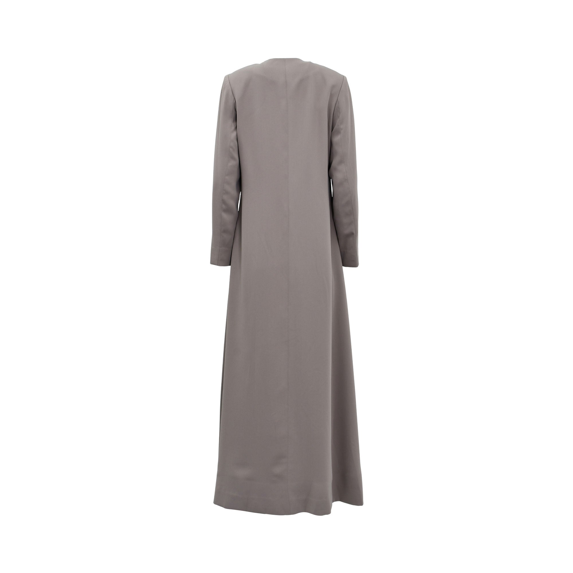 Aquillora Women's Grey Embellished Abaya with Crystal Detailing — Now Online