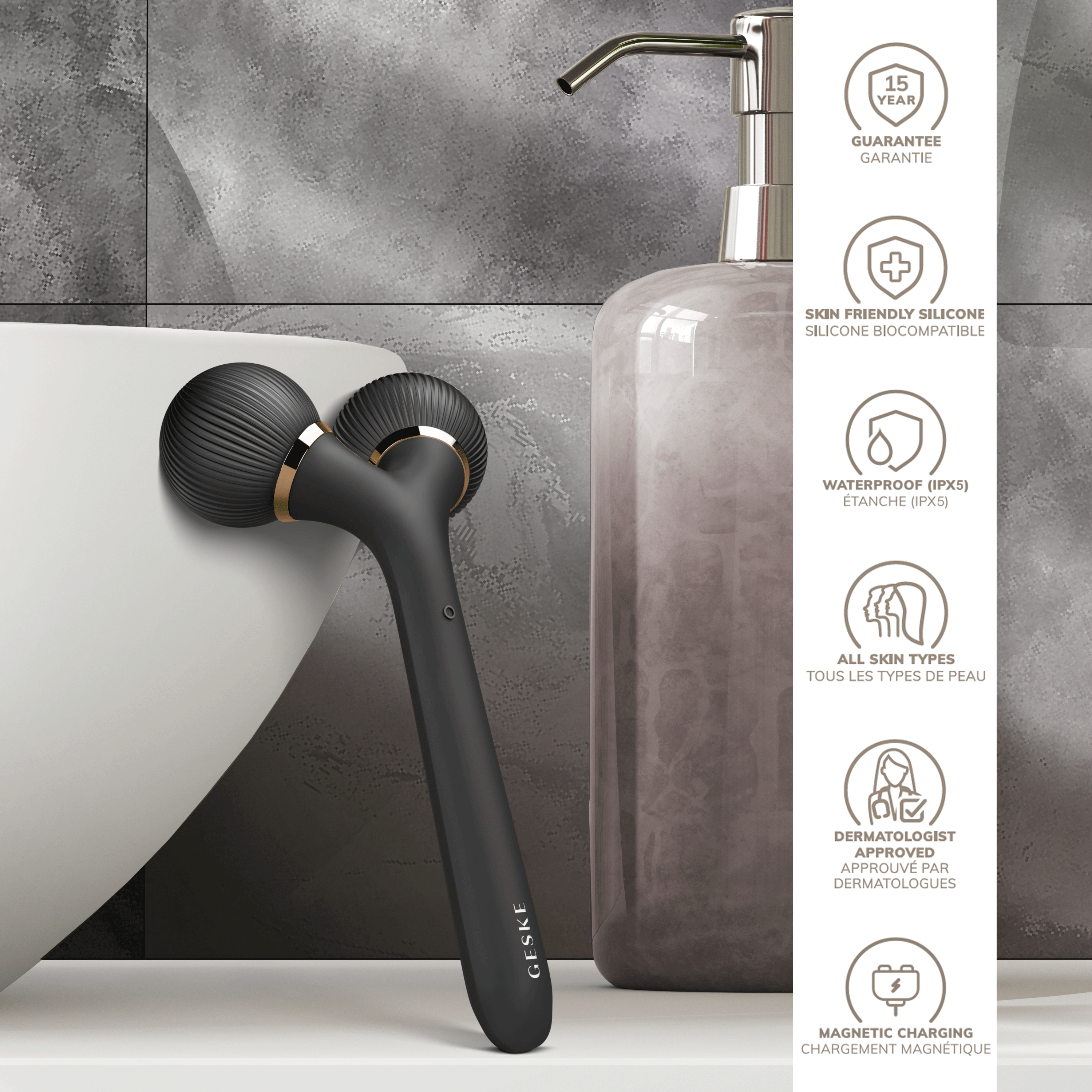 Geske Sonic Facial & Body Roller | Beauty | Beauty Cosmetics Tools & Accessories | Collection: Make Up | EID2026 | new-season-2025 | scat: Tools & Accessories Geske Sonic Facial & Body Roller | Beauty | Beauty Cosmetics Tools & Accessories | Collection: Make Up | EID2026 | new-season-2025 | scat: Tools & Accessories