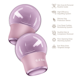 Geske Cool & Warm Face and Body Massager | 7 in 1 - Pink
