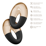 Geske Cool & Warm Eye Massager | 7 in 1 - Gray