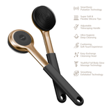 Geske Sonic Full-Body Brush & Intensive Exfoliator | 8 in 1 - Gray