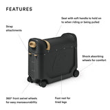 Stokke Kids Jetkids Bedbox Lunar Eclipse Ride-on Suitcase (Black)