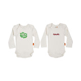 Baby Elephant Kids New Born White Sleepsuit Set