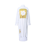 Baqa Women's White Classic Tailoring Dress
