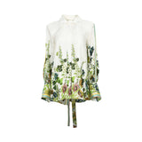 Baqa Women's Flower Pattern Blouse