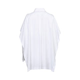 Baqa Women's White Casual Shirt with Waist Belt