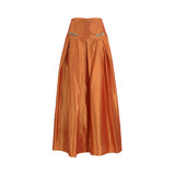 Barbara Rizzi Atelier Women's Hailar Orange Skirt