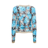 Blugirl Women's Wild Roses Sweater