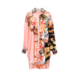 Blugirl Women's Romantic Tiger Blouse Set