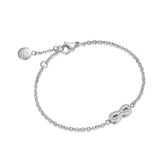Luca Barra Ladies Steel Bracelet with Infinity and Crystals