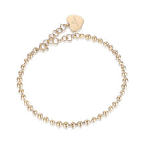 Luca Barra Ladies Bracelet in IP Gold Blade Steel