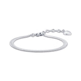 Luca Barra Ladies Steel Snake Bracelet