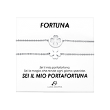 Luca Barra Ladies Steel Bracelets with Four-Leaf Clovers