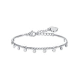 Luca Barra Ladies Steel Bracelet with Circles