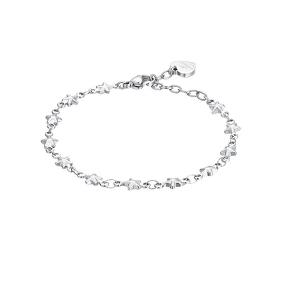 Luca Barra Ladies Steel Bracelet with Stars