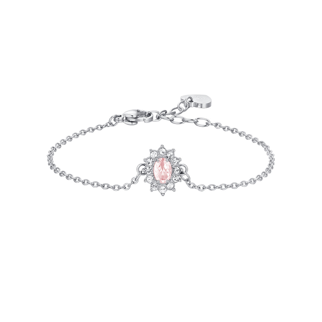 Luca Barra Ladies Steel Bracelet with Crystal and Pink Zirconia | Accessories | Braceletes | Fashion Jewellery | Ladies bracelet | Women | Womens Luca Barra Ladies Steel Bracelet with Crystal and Pink Zirconia | Accessories | Braceletes | Fashion Jewellery | Ladies bracelet | Women | Womens
