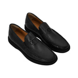 Baldinini Men's Leather Black Loafer