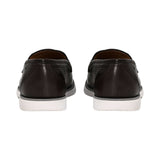 Baldinini Men's Slip On Dark Brown Loafer