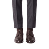 Baldinini Men's Dark Brown Leather Derby Shoes